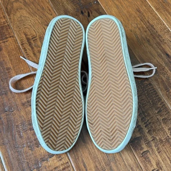 Sam Edelman Girl's Aubrie Glitter Sneakers, Size 2 - Picture 6 of 7